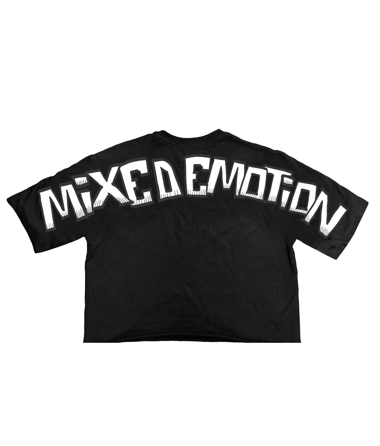 Mixed Emotions Monster cropped T-Shirt