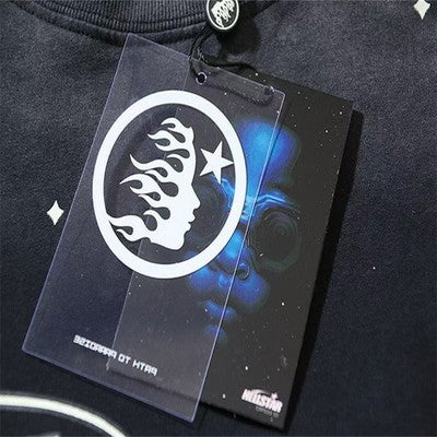 Hellstar Flare Black Flame long sleeve T-shirt.